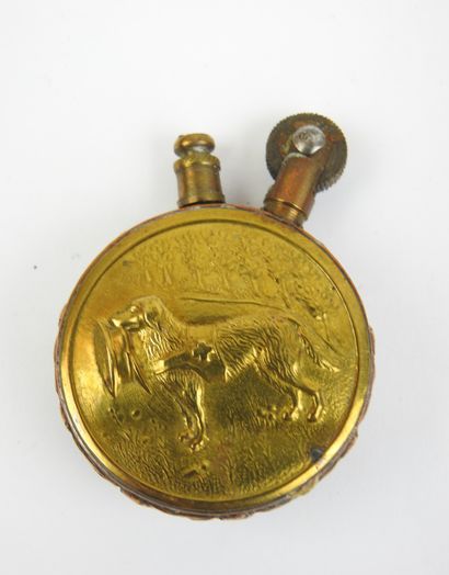 FRANCE. Lighter finely decorated with red...