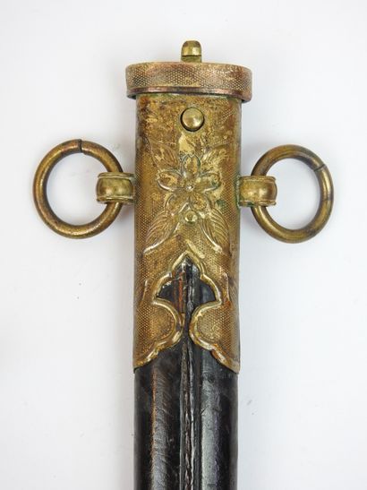JAPON. Dague d'officier de la marine impériale...