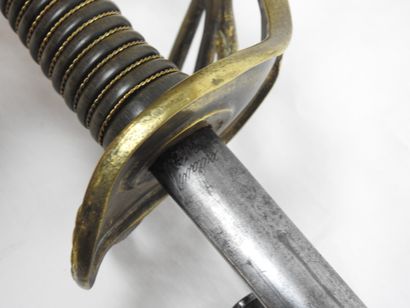 FRANCE. Sabre modèle 1855 de général de brigade,...