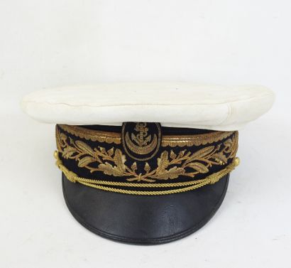 FRANCE. Casquette d'administrateur colonial...