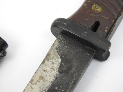 ALLEMAGNE. Baïonnette Mauser 98K, lame numérotée...