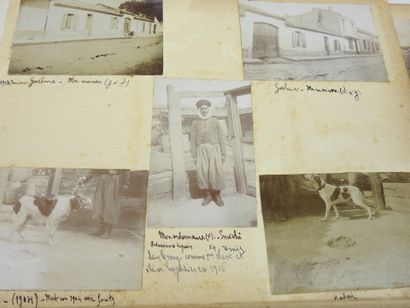 
ALBUM PHOTO. Album d'un officier de spahis...