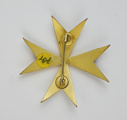 AUTRICHE. Ordre de Malte, croix de chevalier...