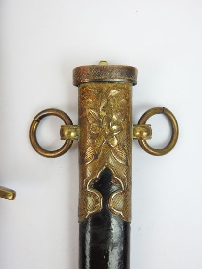 JAPON. Dague d'officier de la marine impériale...