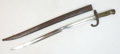 FRANCE. Baïonnette Chassepot modèle 1866...