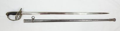 FRANCE. Sabre d'officier modèle 1882, fusée...