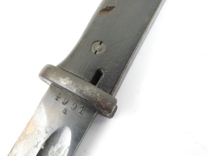 ALLEMAGNE. Baïonnette Mauser 98K, plaquette...