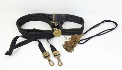 FRANCE. Ceinturon d'officier de marine en...