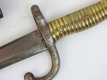 FRANCE. Baïonnette Chassepot modèle 1866...