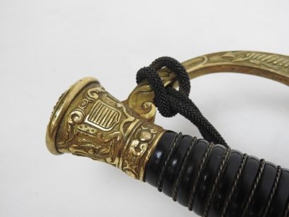 FRANCE. Epée modèle 1816 à ciselure d'officier...