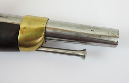 FRANCE. Pistolet à silex de cavalerie modèle...