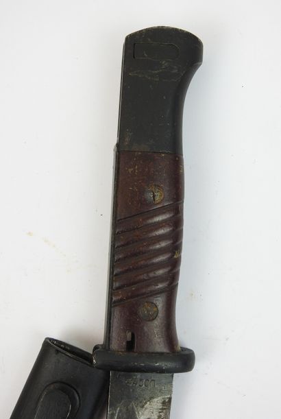 ALLEMAGNE. Baïonnette Mauser 98K, lame numérotée...