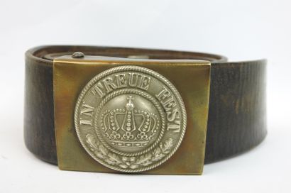 GERMANY. Belt with Bavarian plate model 1895...