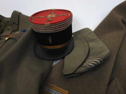 FRANCE. Lieutenant-colonel hors cadre set,...