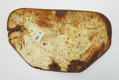 ALLEMAGNE. Plaque de moto en métal immatriculée...
