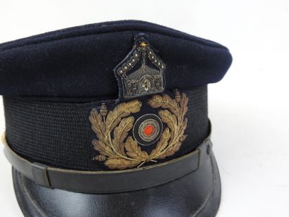 ALLEMAGNE. Casquette d'officier de la marine...