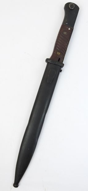 ALLEMAGNE. Baïonnette Mauser 98K, lame numérotée...