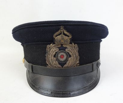 ALLEMAGNE. Casquette d'officier de la marine...