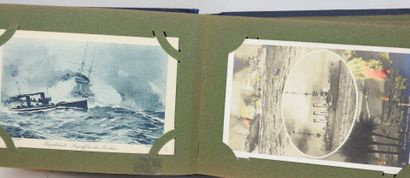 ALBUM CPA. Collection d'environ 100 cartes...