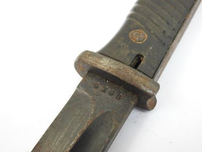ALLEMAGNE. Baïonnette Mauser 98K, lame numérotée...