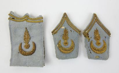 FRANCE. Paire de pattes de col d'officier...