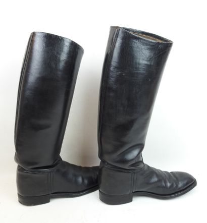 ALLEMAGNE. Paire de bottes d'officier allemand...