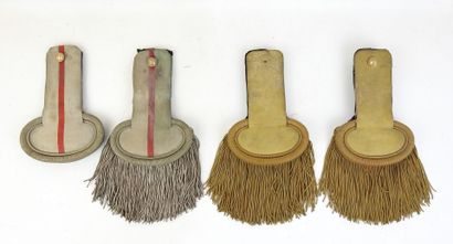 FRANCE. Paire d'épaulettes d'adjudant d'infanterie...
