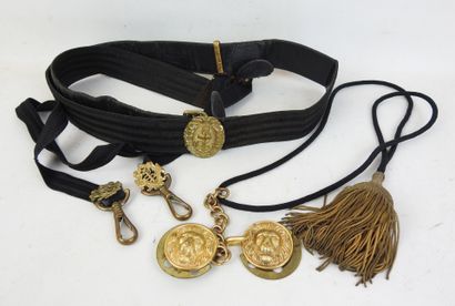 FRANCE. Ceinturon d'officier de marine en...