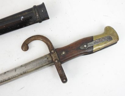 FRANCE. Baïonnette Gras modèle 1874, lame...