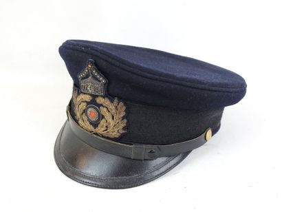 ALLEMAGNE. Casquette d'officier de la marine...