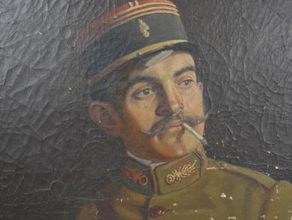 MARCO E. Portrait d'un capitaine du 2e régiment...