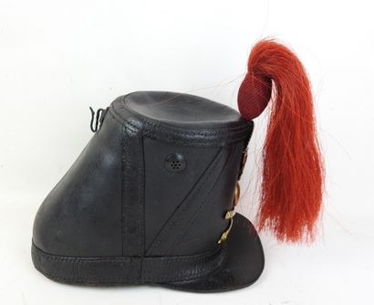 FRANCE. Shako d'artillerie modèle 1860 