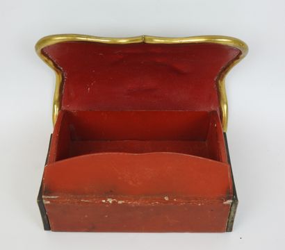 AUSTRIA-HUNGARY. Cigarette box in the shape...