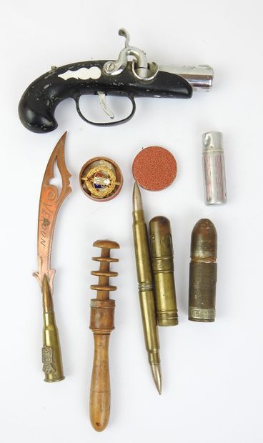 FRANCE. Various objects, penholders, lighters,...