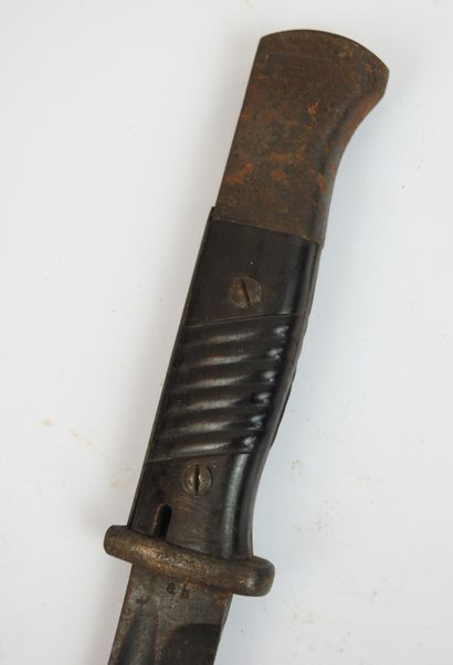 ALLEMAGNE. Baïonnette Mauser 98K, lame numérotée...