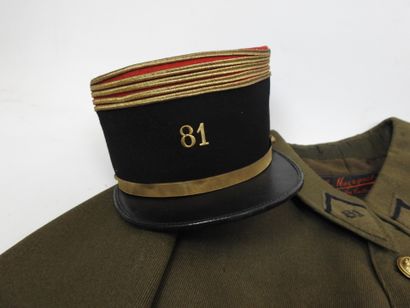 FRANCE. 81st RI colonel chef de corps outfit,...