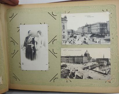 ALBUM CPA. Collection d'environ 200 cartes...