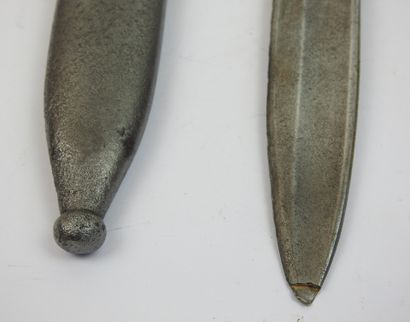 TURQUIE. Baïonnette Mauser, lame signée Weyersberg,...