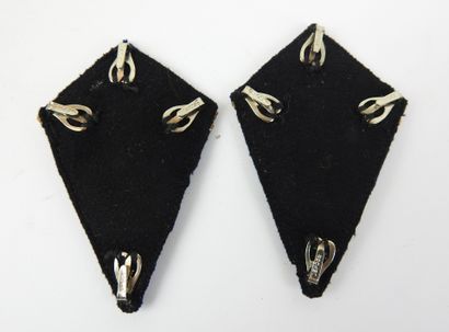 FRANCE. Paire de pattes de col d'officier...