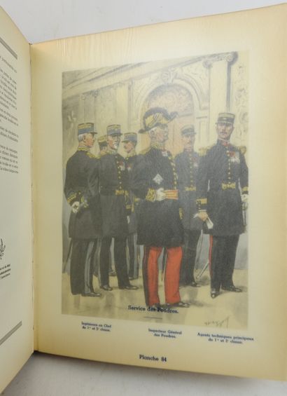 BUCQUOY (E.L.) Les uniformes de l'armée française...