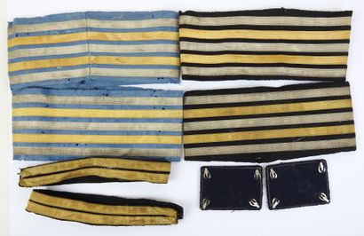 FRANCE. Lot de 3 paires de galons de manche...