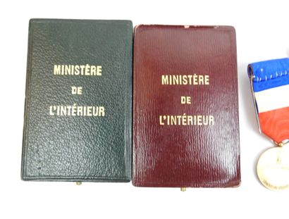 FRANCE. Lot de 6 médailles d'honneur anciennes...
