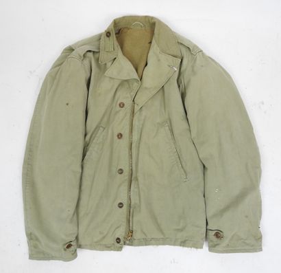 ETATS-UNIS. Blouson M41 en popeline de coton...
