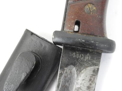 ALLEMAGNE. Baïonnette Mauser 98K, lame numérotée...