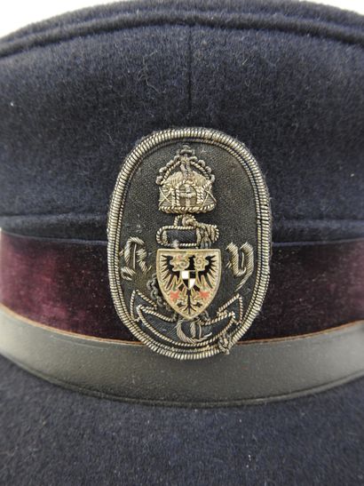 ALLEMAGNE. Casquette de membre du Yacht-club...