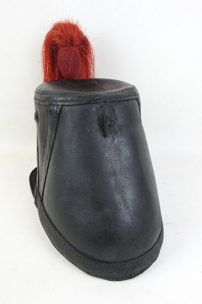 FRANCE. Shako d'artillerie modèle 1860 