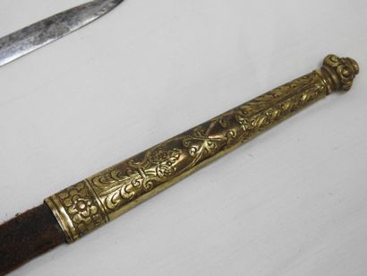 FRANCE. Epée modèle 1816 à ciselure d'officier...