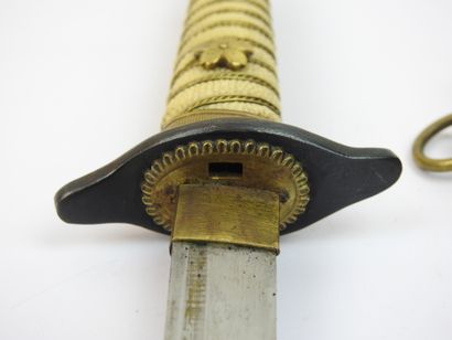 JAPON. Dague d'officier de la marine impériale...