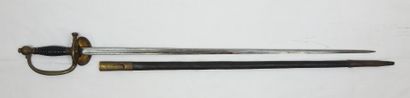 FRANCE. Epée modèle 1872 de polytechnicien...