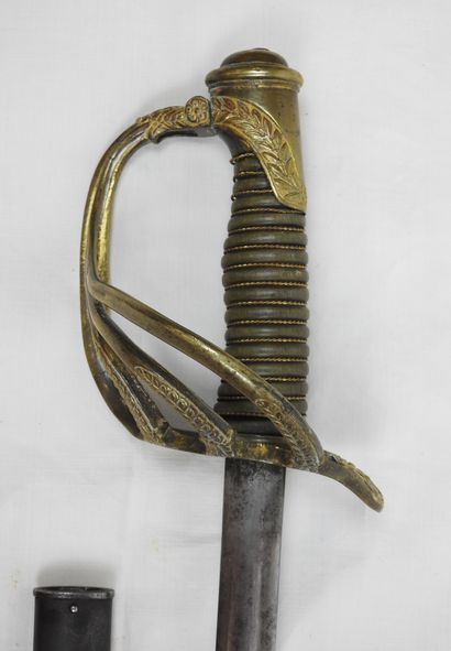 FRANCE. Sabre modèle 1855 de général de brigade,...
